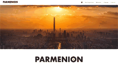 Desktop Screenshot of parmenion.fr